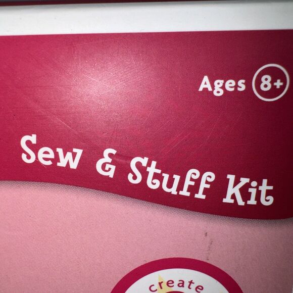 American Girl Crafts Sew & Stuff Kit 50 PcCreate 2 Stuffed OWLS PINK -New In Box - Picture 6 of 8